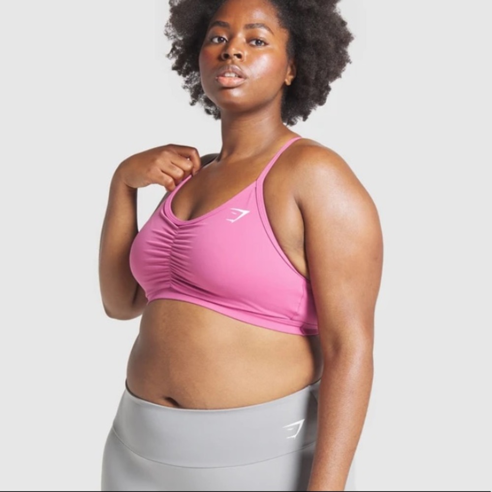 Gymshark ruched bra